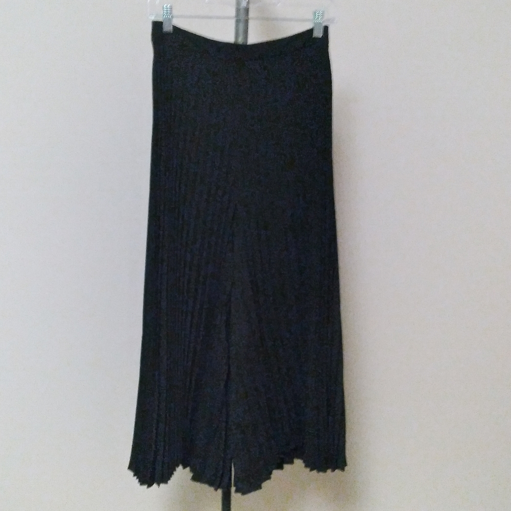 NWT - ZIMMERMANN Black Fanned Pants Wide-leg Cropped Pants, size 4 - Picture 6 of 14